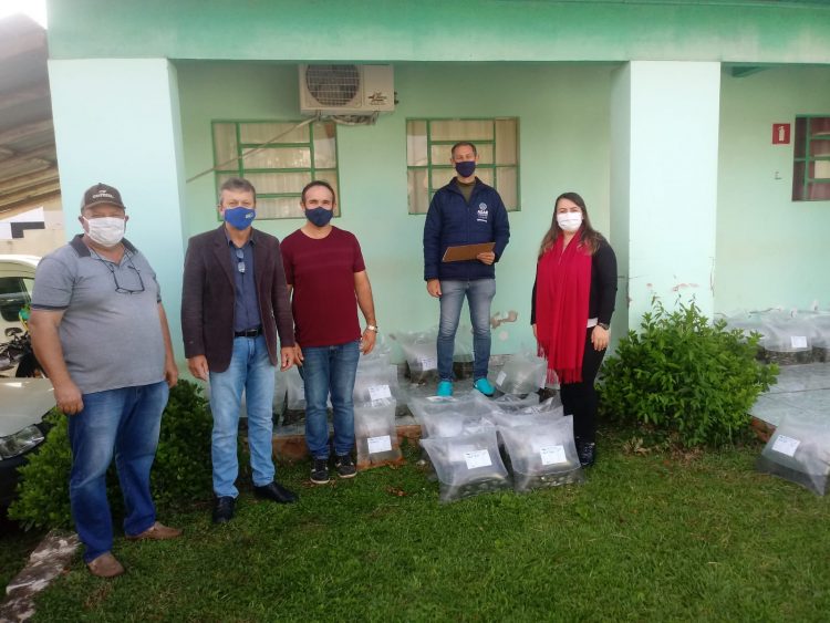 NA MANHÃ DESTA SEXTA-FEIRA (08) ACONTECEU A ÚLTIMA ENTREGA DE ALEVINOS DO ANO NAS DEPENDÊNCIAS DA SECRETARIA DE AGRICULTURA DE TUNAS