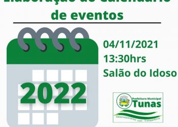 ELABORAÇÃO DO CALENDÁRIO DE EVENTOS 2022