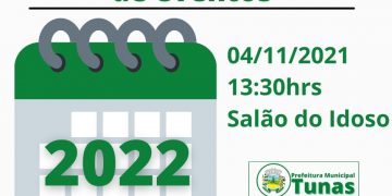 ELABORAÇÃO DO CALENDÁRIO DE EVENTOS 2022