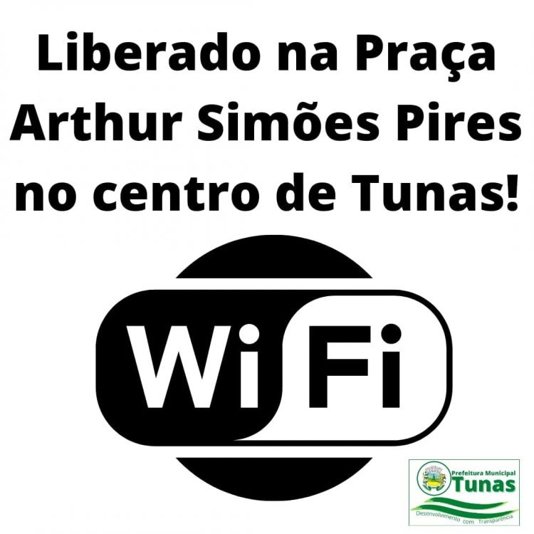 PREFEITURA MUNICIPAL INSTALA WI-FI GRATUITO NA PRAÇA ARTHUR SIMÕES PIRES