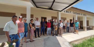 COMITIVA SE DESLOCA ATÉ A LINHA NOSSA SENHORA APARECIDA PARA VISTORIA E IMPLEMENTAÇÕES IMPORTANTES