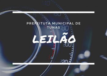 AVISO DE LICITAÇÃO: O PREFEITO MUNICIPAL DE TUNAS, torna público que realizará abertura da licitação a seguir mencionada: LEILÃO 01.2022: Venda de bens móveis inservíveis, conforme descrição no edital. Abertura dia 02/06/2022 às 14h00min.