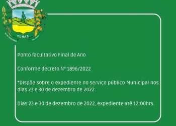 PONTO FACULTATIVO FINAL DE ANO