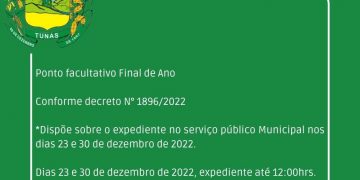 PONTO FACULTATIVO FINAL DE ANO