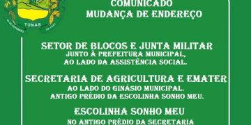 COMUNICADO MUDANÇA DE ENDEREÇO