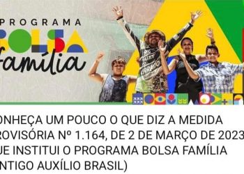 COMUNICADO DE ESCLARECIMENTO SOBRE O NOVO BOLSA FAMILIA.