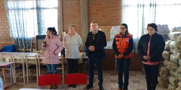 MUNICÍPIO DE TUNAS INICIA ENTREGA DE CESTAS BÁSICAS DA DEFESA CIVIL.