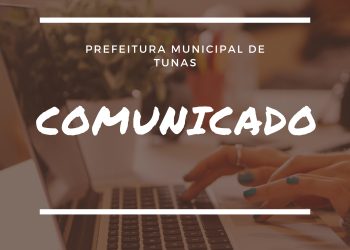 COMUNICADO- FALSAS DIULGAÇÕES DE CURSOS EM NOME DO MUNCIIPIO DE TUNAS.