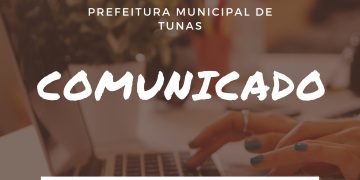 COMUNICADO- FALSAS DIULGAÇÕES DE CURSOS EM NOME DO MUNCIIPIO DE TUNAS.