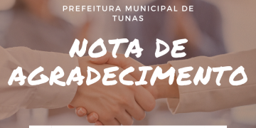 NOTA DE AGRADECIMENTO.