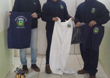 ENTREGA DE EPIs EM AÇÃO DE COMBATE A ENDEMIAS.