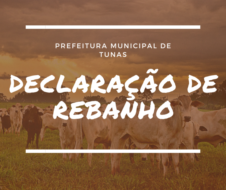 DECLARAÇÃO ANUAL DE REBANHO.