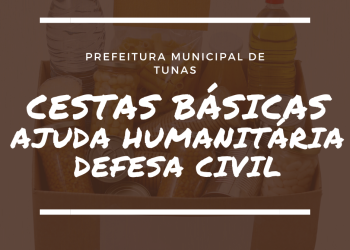 CESTAS BÁSICAS AJUDA HUMANITÁRIA DEFESA CIVIL.