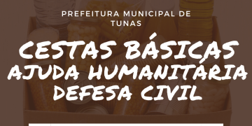 CESTAS BÁSICAS AJUDA HUMANITÁRIA DEFESA CIVIL.