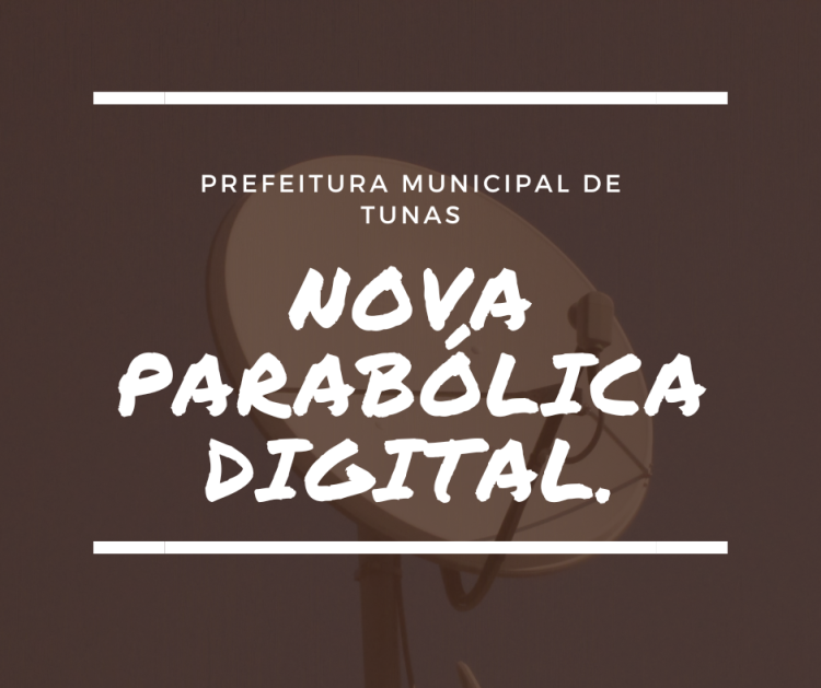 NOVA PARABÓLICA DIGITAL.