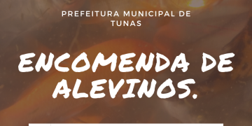 ENCOMENDA DE ALEVINOS.