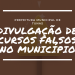 ALERTA- DIVULGAÇÃO DE CURSOS FALSOS NO MUNICÍPIO.
