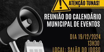 ELABORAÇÃO CALENDÁRIO DE EVENTOS MUNICIPAIS- TUNAS 2025.