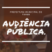 AUDIÊNCIA PÚBLICA.