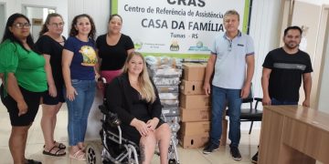 TUNAS RECEBE COMPUTADORES DO PROGRAMA SUSTENTARE DO GOVERNO DO ESTADO RS.