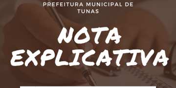 NOTA EXPLICATIVA- SETOR DE LICITAÇÕES.
