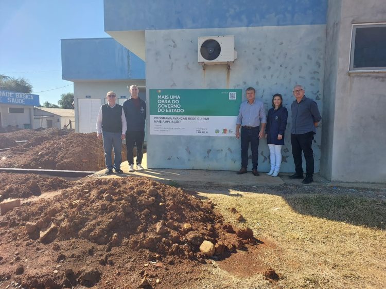 OBRA DE AMPLIAÇÃO DO POSTO DE SAÚDE MUNICIPAL.