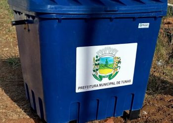 MUNICÍPIO DE TUNAS ADQUIRE NOVOS CONTÊINERES PARA LIXO.